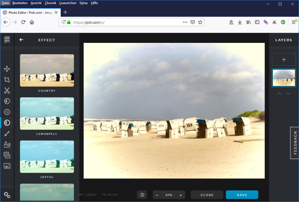 Ein Ausschnitt aus dem WordPress Fenster für Bilder einfügen.